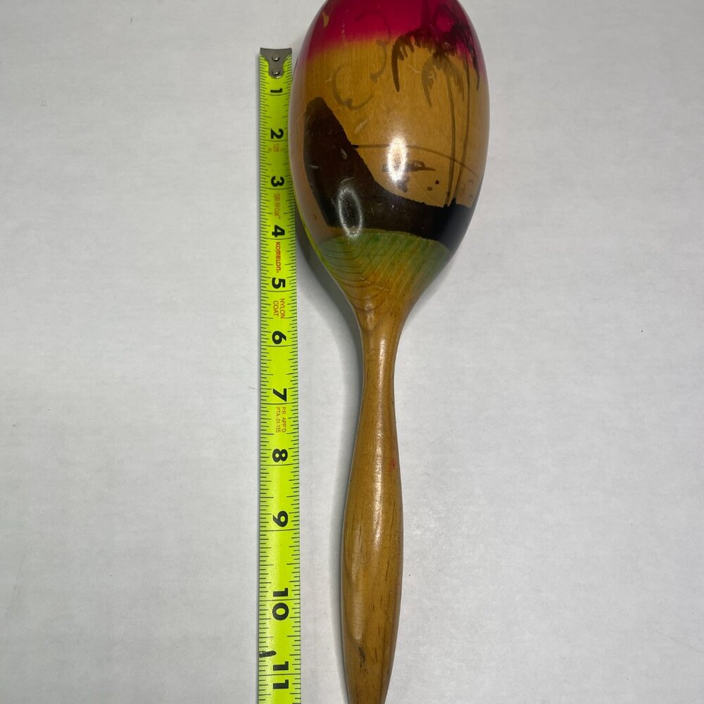 Vintage Wooden Maraca - Picture 4 of 4